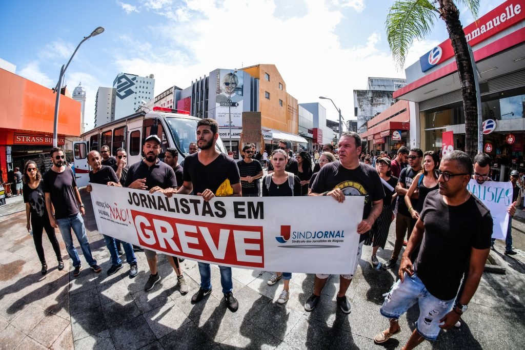 Greve dos Jornalista Alagoas 4 Jonathan Lins - Quando a notícia parou