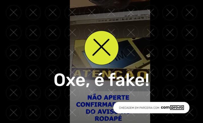 fake urna eletrônica não anula voto